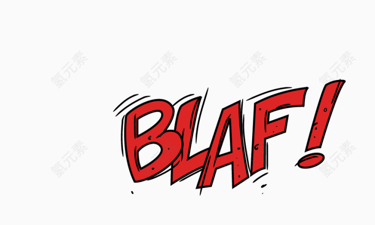 创意字母blaf