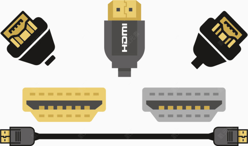 矢量图电脑连接线下载