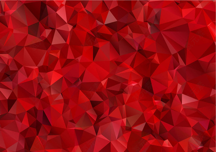 红色菱形立体背景背景图