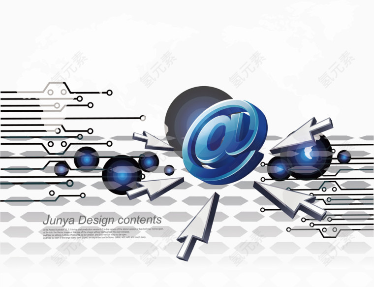 web网络科技素材