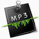 MP3声音文件桌面图标下载