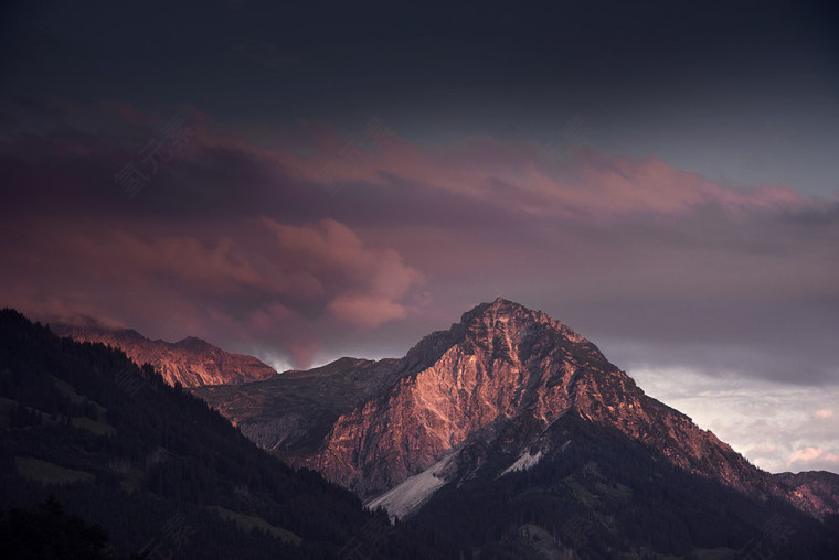 高山 山坡 唯美 背景