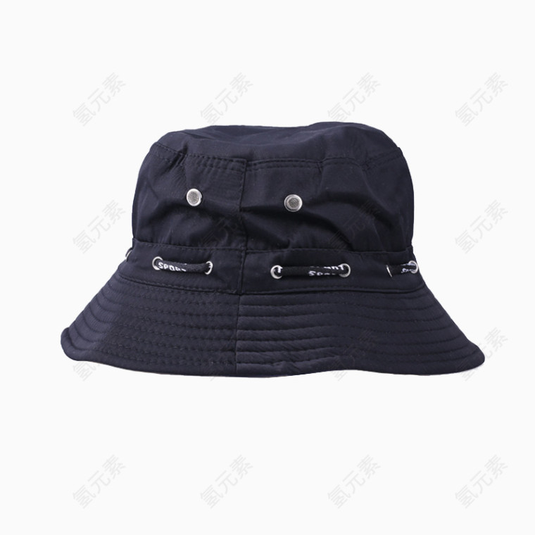 黑色帽子圆形帽檐