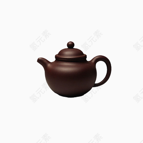 圆形的茶壶