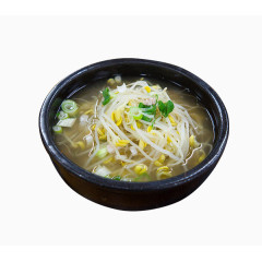 石锅豆芽菜汤