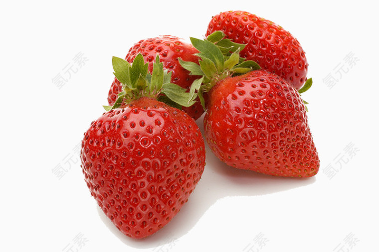 新鲜甜甜的草莓