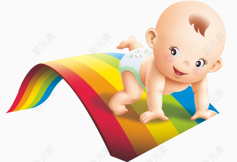 彩虹小婴儿