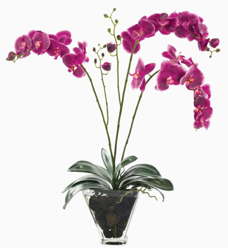 紫色花卉装饰花瓶软装摆设下载