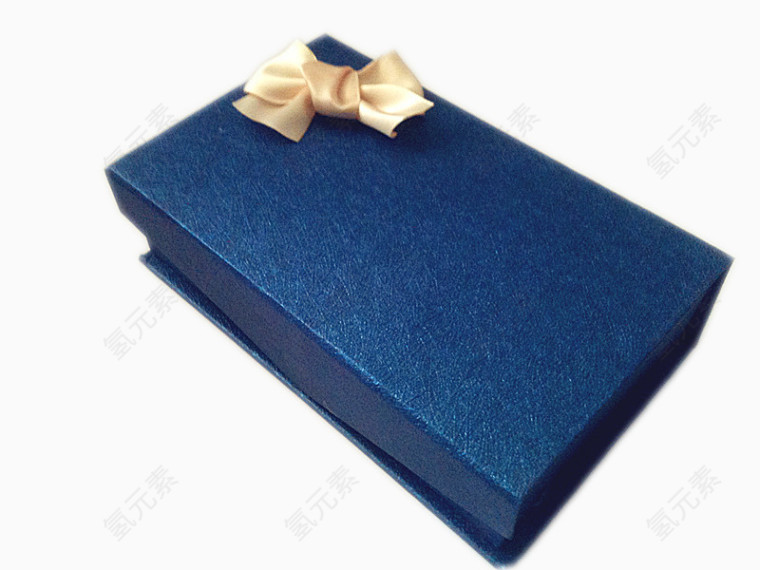 一个蓝色的礼盒
