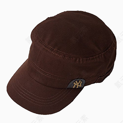 棕色遮阳帽