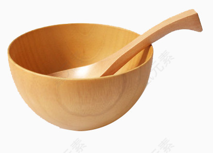 木制碗和勺子