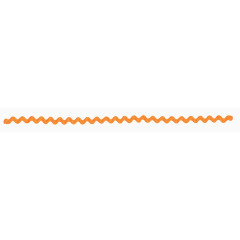 橙色波浪线
