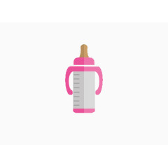 粉色婴儿瓶
