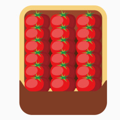 矢量便民蔬菜零售番茄