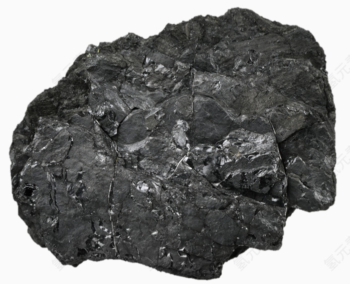黑色不规则煤矿