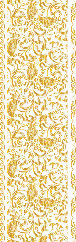 金色花纹设计矢量素材