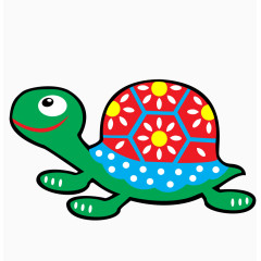 彩色卡通儿童玩具乌龟