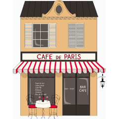 巴黎咖啡店