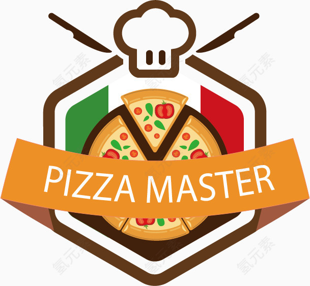 披萨矢量logo免费