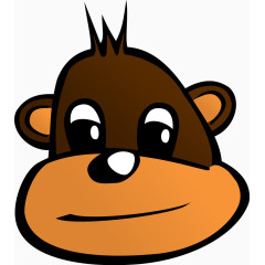 棕色的猴子