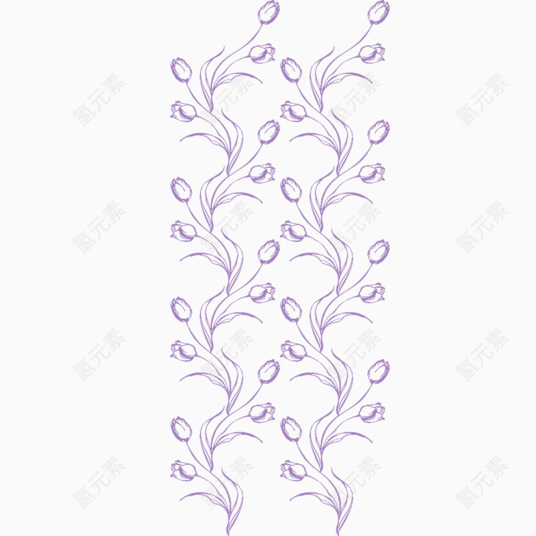 炫酷紫色花纹