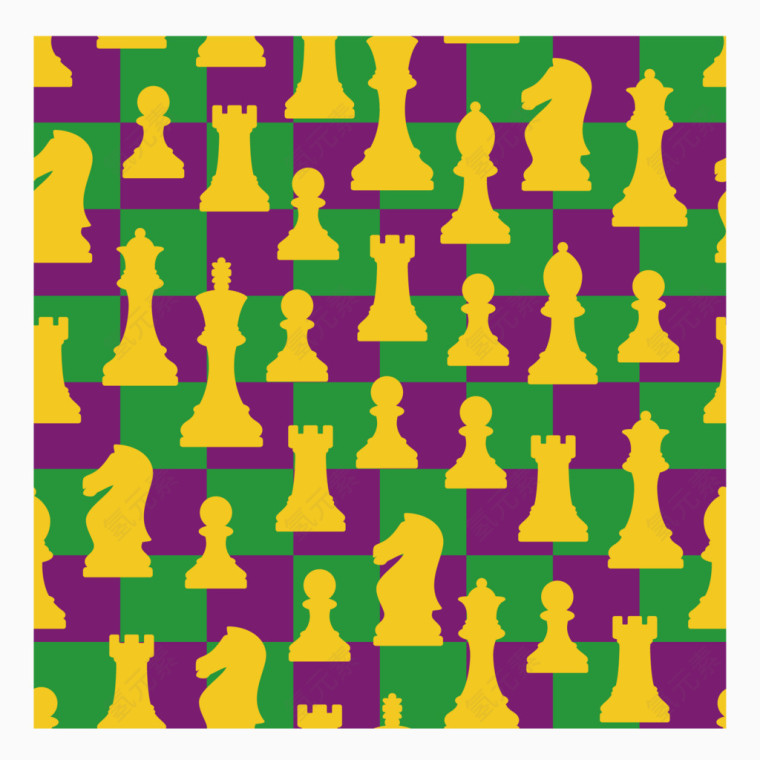 简约国际象棋纹路底纹素材