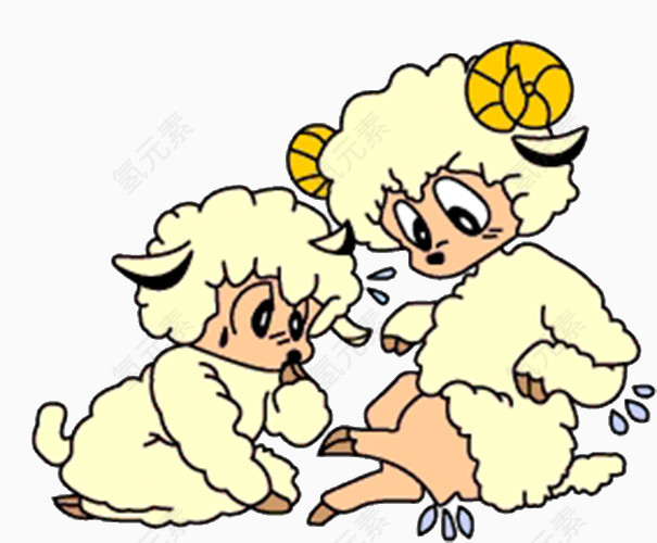 两只羊
