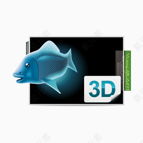 3D数码家电矢量图