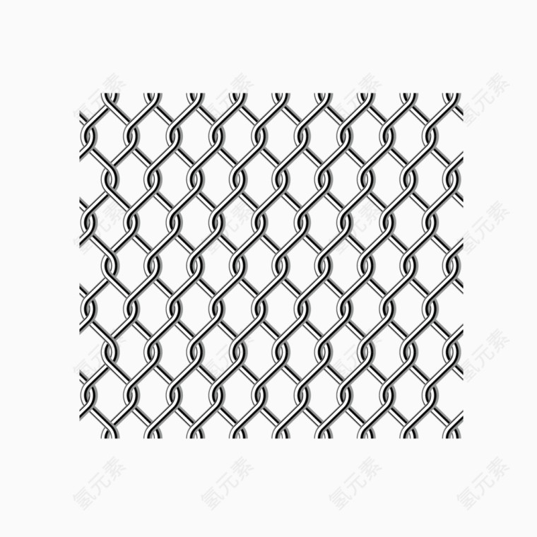网状铁丝线条