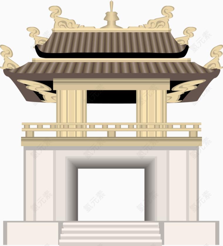 中国古代城楼建筑