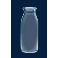 蓝色清新玻璃瓶装饰图案