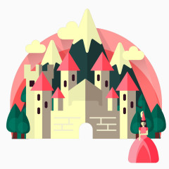公主的城堡图案
