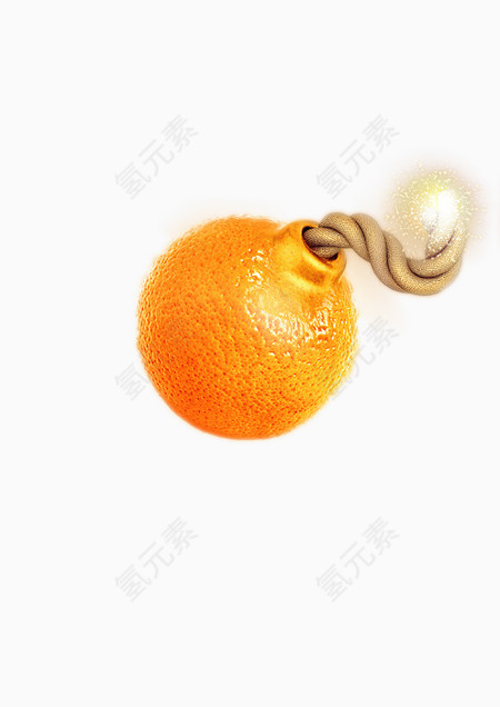 会发亮的橙子