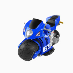 蓝色的小摩托车