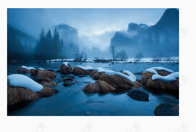 雪地美景