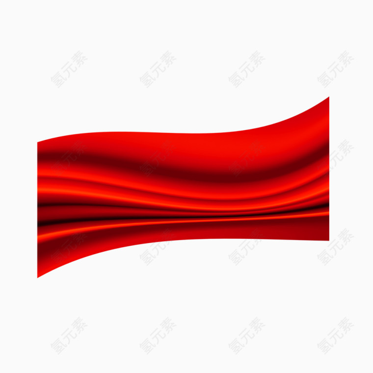 红色飘带