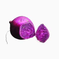 切开的紫薯