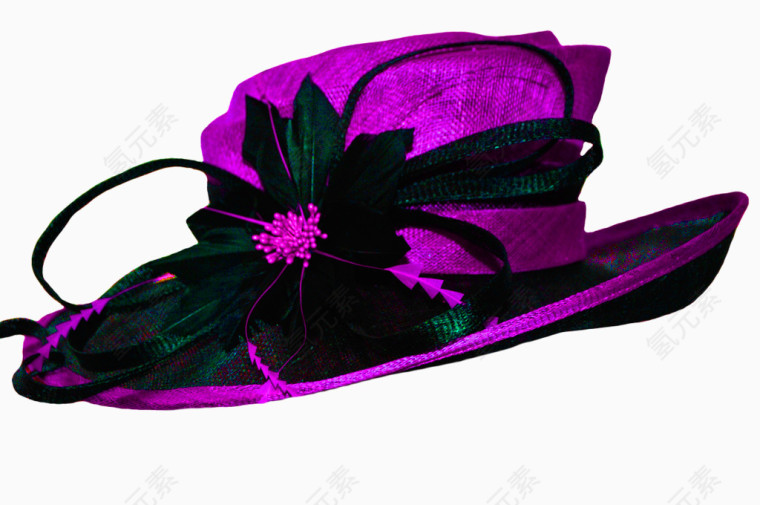 紫色高亮帽子