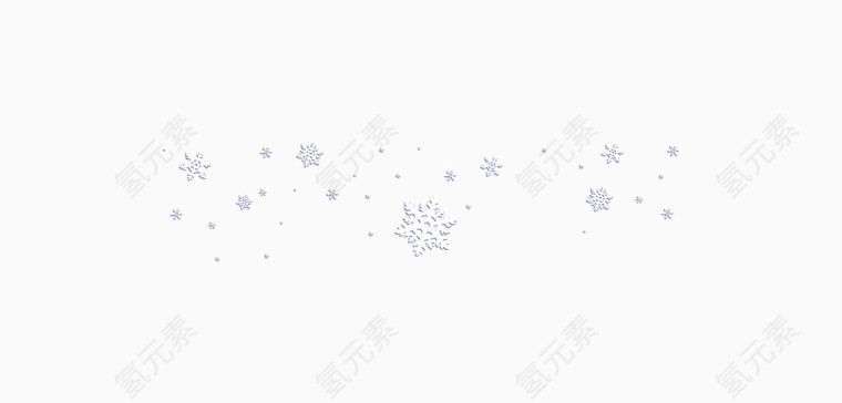 白色雪花