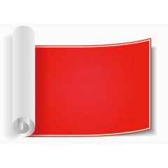 一张红纸