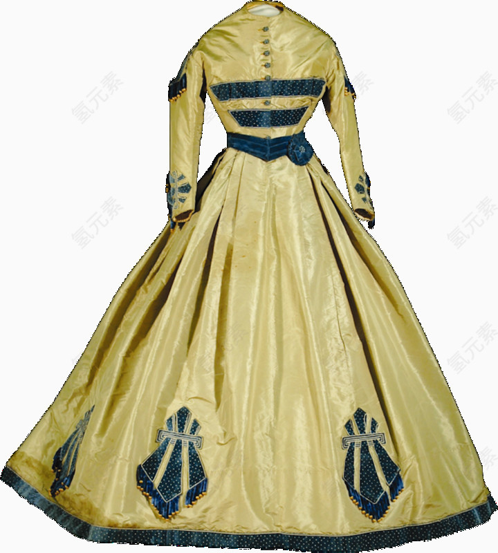 古代礼服裙子装饰