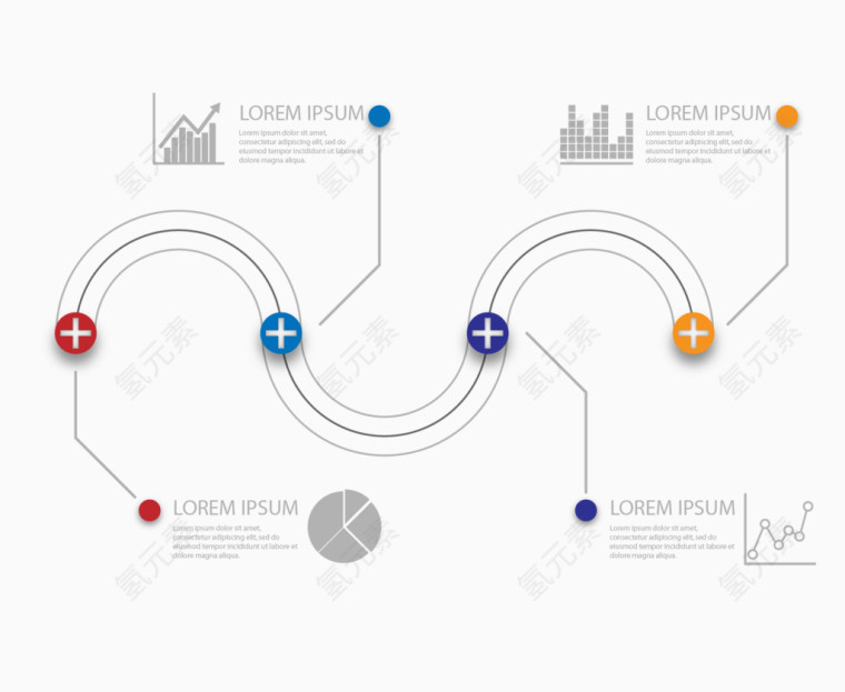 时间轴图表模板图片下载