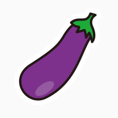 紫色蔬菜食材茄子