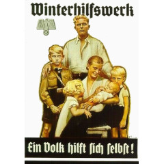 纳粹德国海报一家人