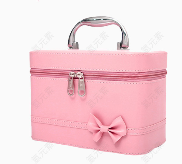 粉色蝴蝶结化妆包