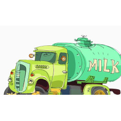 牛奶货车