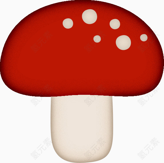 可爱装饰蘑菇