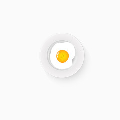 美味食物俯视图 煎鸡蛋 煎蛋