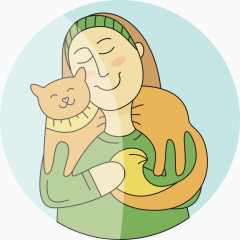 生态农业之农妇与猫咪