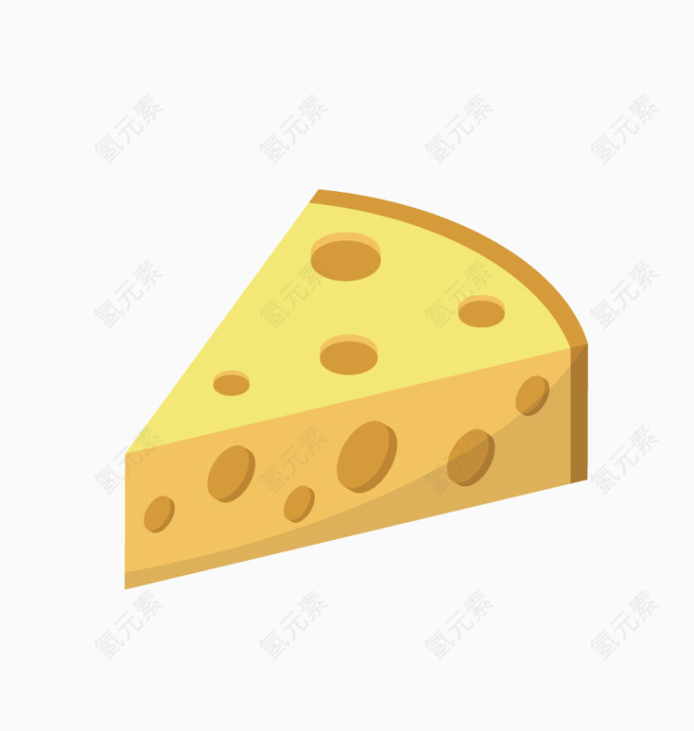 矢量三角奶酪